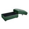 PAGED 34" Chenille Fabric Ottoman with Storage, Modern Sectional Sofa Footstool Module, Entryway Shoe Bench for Living Room, Bedroom - 4 of 4