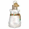 Old World Christmas 2.0 Inch Mini Polar Bear Ornament White Artic Habitat Tree Ornaments - 2 of 3