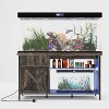Acekool Rustic TV Stand for TVs up to 65", Farmhouse Media Console with Storage for Vinyl Records, Drawers, Power Outlets, Entertainment Center - 3 of 4