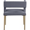 Meridian Furniture,Caleb Velvet Dining Chair, Set of 2 - 2 of 4