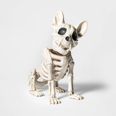 French Bulldog Skeleton Halloween Decorative Prop - Hyde & Eek ...