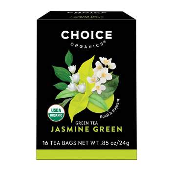 Choice Organics Jasmine Green Tea - 0.85oz/16ct