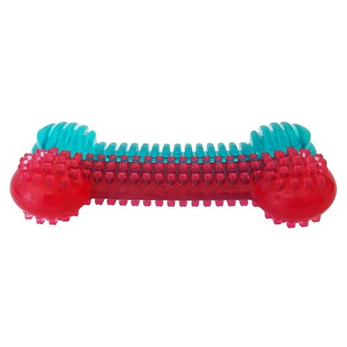 1pc Random Color Dog Toy Chew Resistant Rubber Chew Toy For Small