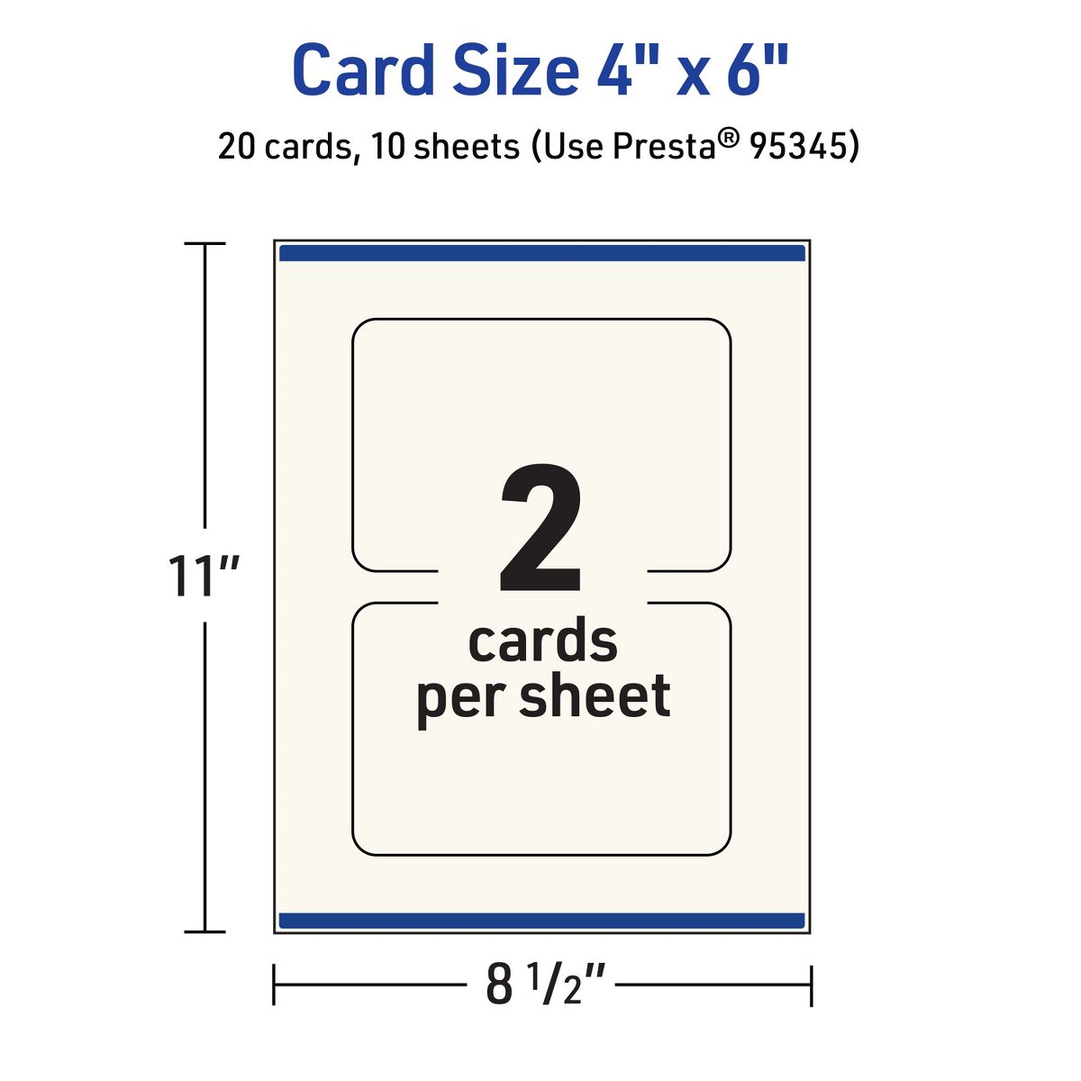 Avery Matte Ivory Postcards, 4" x 6" Rectangle Rounded Corners - thumbnail 10