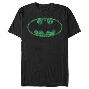 Men's Batman St. Patrick's Day Cloverfield Bat Logo T-Shirt