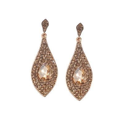 SOHI Women's Maxi Marquise Drop Earrings