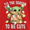 Girl's Star Wars: The Mandalorian Christmas Grogu 'Tis the Season to be Cute T-Shirt - image 2 of 4