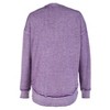 NBA Los Angeles Lakers Women's Burnout Crew Neck Fleece Sweatshirt - 2 of 4