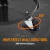300 LBS Mobile Rolling Gear Seat Height Adjustable 7.07"-8.65" With Equipment Tray - 4 of 4