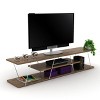 Sapphtopaz TV Stand for TVs Up to 60" with Open Storage Shelves TV Entertainment Center with Metal Cords, TV Console for Living Room - 4 of 4