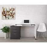 2pc Essentials Home Office Set with 3 Drawer File Cabinet - Nexera