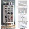 Tribesigns 55.11" Height 8-Tier Shoe Rack - 4 of 4