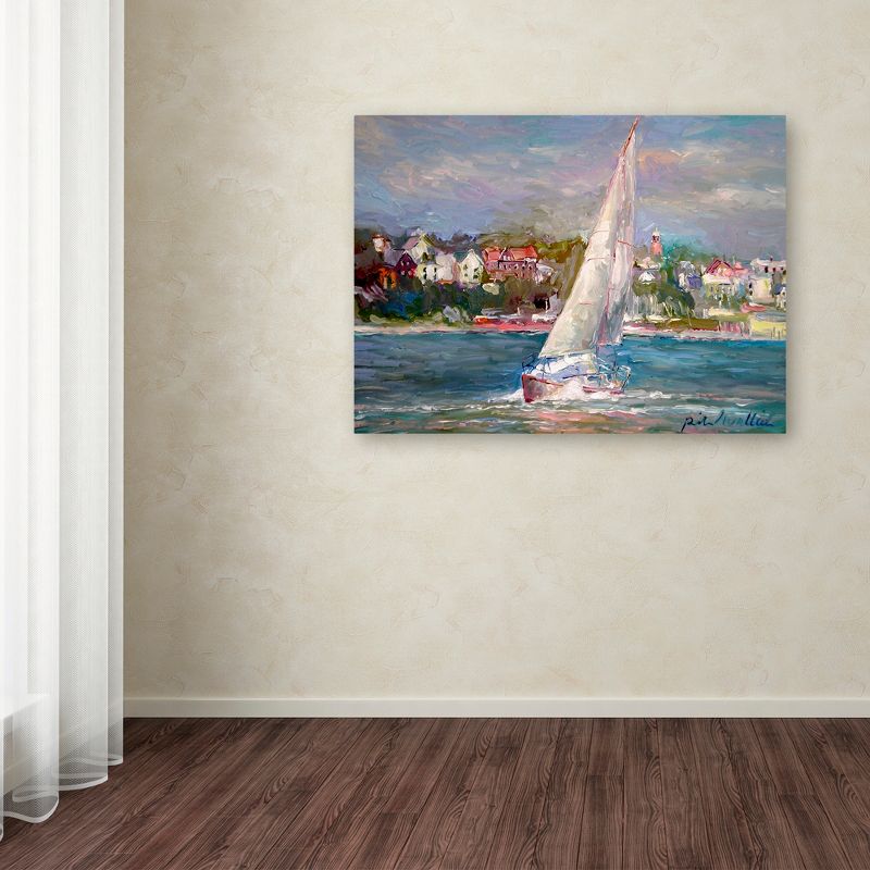 Trademark Fine Art -Richard Wallich 'Art Sail' Canvas Art, 3 of 4