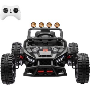 Jojoka 24V Ride On UTV Toys for Big Kids,2x130W Powerful Electric Car w/ Remote Control,4 Shock Absorbers,LED Lights,Music - 1 of 4