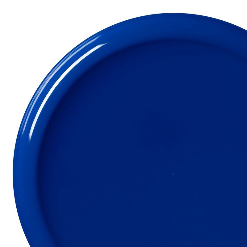 Smarty Had A Party Light Blue Flat Round Disposable Plastic Dinner Plates (10") (120 Plates), 2 of 7