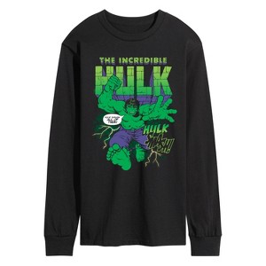 Men's - Marvel - Hulk Smash All Of Them Long Sleeve Graphic T-Shirt - 1 of 4
