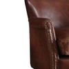 Acme Furniture Leeds Accent Chair Vintage Dark Brown Top Grain Leather - 4 of 4