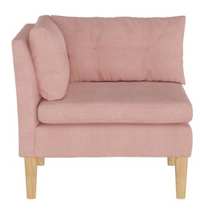 Corner Chair Linen Blush - Simply Shabby Chic