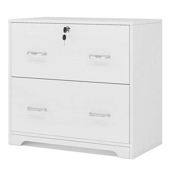 Tribesigns 31.5'' Wood 2-Drawer Lateral Storage File Cabinets
