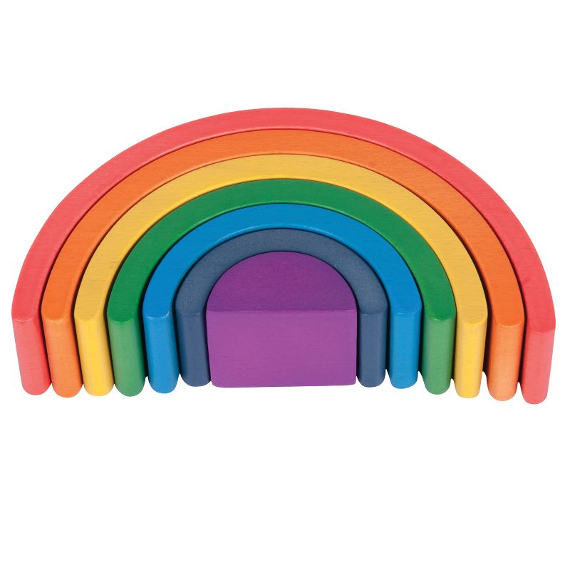 TickiT Wooden Rainbow Architect Arches, Set of 7, 1 of 10
