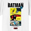 Batman 90th Anniversary Bruce & Robin Retro Comic Cover Art Crew Neck Short Sleeve Men's White T-shirt - 2 of 3