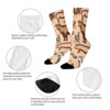 Farm Horse Duck Goat Women Printed Crew Socks Funny Funky Socks Soft Polyester Novelty Gifts for Artists Men - 4 of 4