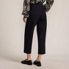 Lands' End Women's Ponte High Rise Straight Leg Crop Pants - 2 of 4