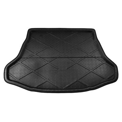 X AUTOHAUX Black Car Rear Trunk Floor Mat Cargo Boot Liner Carpet Tray for Toyota Prius Hatchback 2016