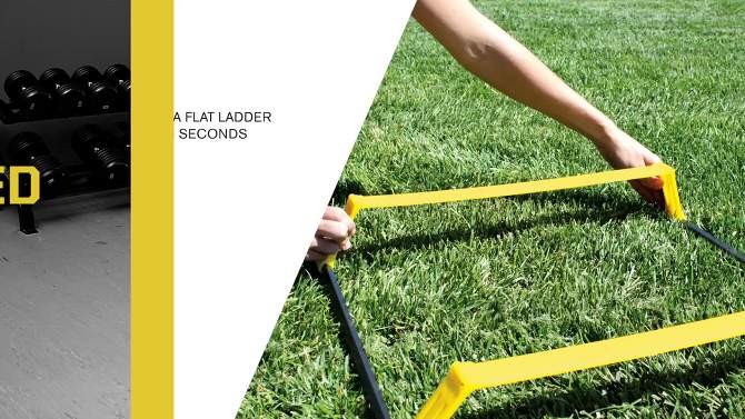 SKLZ Elevation Agility Ladder - Black/Yellow, 2 of 8, play video