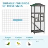 LOVMOR 65" Wooden Bird Cage Outdoor Aviary House for Parrot - 4 of 4