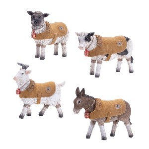 Melrose Winter Farm Animals (Set of 4) - 1 of 4