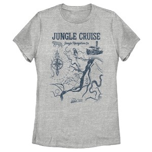 Women's Jungle Cruise Map of the Jungle T-Shirt - 1 of 4