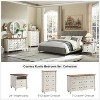 SinCiDo 32" Wide Farmhouse 6 Drawer Tall Dresser w/4 Solid Wood Feet, Rustic Column Decor Storage Chest for Bedroom, Living Room - 4 of 4