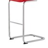 PAGED Bucket Bar Stools Set of 4, Modern Counter Height Bar Chair with Low Back and Metal Footrest for Bar, Kitchen, Dining Room - 4 of 4