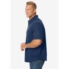 KingSize Men's Big & Tall Silver Cooling Pocket Polo - 4 of 4