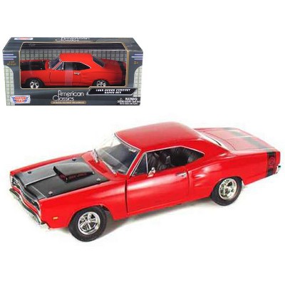 1969 Dodge Coronet Super Bee Red 1/24 Diecast Model Car by Motormax