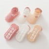 MyKids-USA Kid Embroidered Pattern Color Matching Design Non-Slip Socks 1 Lot =3 Pairs - 2 of 4