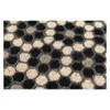 1'6"x2'6" Mosaic Design Woven Door Mat Black - Novogratz By Momeni: Indoor Outdoor Coir Front Doormat, Bohemian Style - 3 of 4