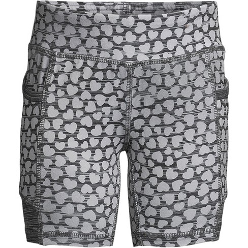 Lands' End Girls Plus Bike Shorts With Side Pockets - X-large - Ultimate  Gray Mini Hearts : Target