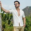 Campus Sutra Men Men's Chalk White Micro Creased Shirt - 3 of 3