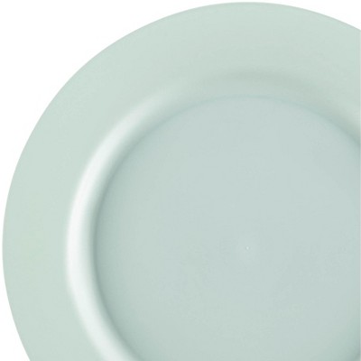 Smarty Had A Party 7.5" Matte Turquoise Plastic Salad Plates - 120 pcs