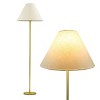 Brightech Mika Mid-Century (Includes LED Light Bulb) Empire Floor Lamp Antiqued Brass: 65" Tall, Smart Home Compatible, LED, UL Listed - 2 of 4