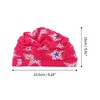 Unique Bargains Elasticity Large Stars Pattern Swim Cap 5.91"x9.25" 1 Pc - 4 of 4