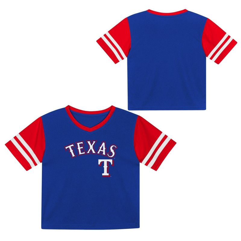 MLB Texas Rangers Toddler Boys&#39; Pullover Team Jersey, 1 of 4