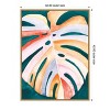 Amanti Art Multicolor Monstera I by Jennifer Paxton Parker Framed Canvas Wall Art - 4 of 4