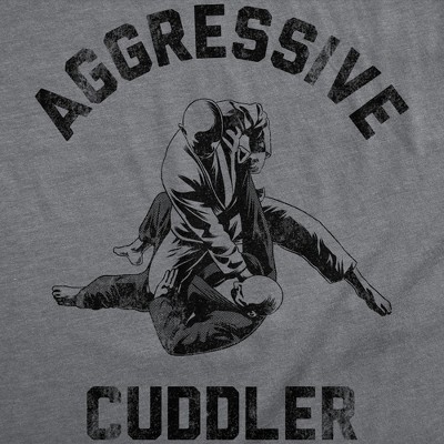 Мужские футболки Crazy Dog T-Shirts, Inc. Mens Funny T Shirts Aggressive Cuddler Sarcastic Martial Arts Graphic Tee for Men - Crazy Dog Men's T Shirt With Sarcastic Sayings Dark Grey XL — фото 2