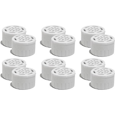 Nispira Replacement Air Filter Cartridge Compatible with TurbClean CPAP Mask Cleaner Sanitizing Machine. Fits WQ30 / WQ60 / GSTxpro, 12 Packs