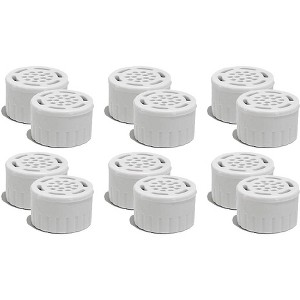 Nispira Replacement Air Filter Cartridge Compatible with TurbClean CPAP Mask Cleaner Sanitizing Machine. Fits WQ30 / WQ60 / GSTxpro, 12 Packs - 1 of 4