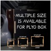Fitvids 16" x 14" x 12" Wooden Plyometric Box Non-Slip Jump Platform, Black - 4 of 4