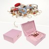 Unique Bargains 2 Layers Large Capacity Jewelry Display Storage Case - 2 of 4